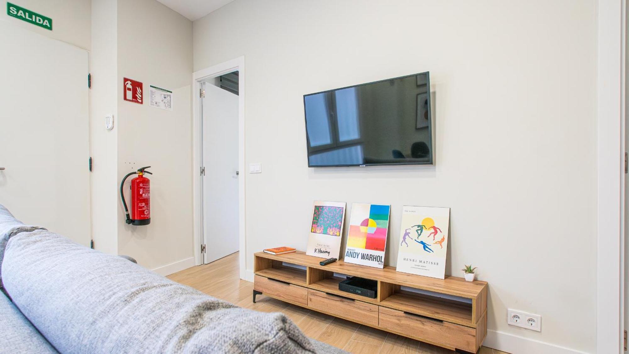 Madrid Confort Urbano 1 Dormitorio Ac Wifi Cocina Zewnętrze zdjęcie