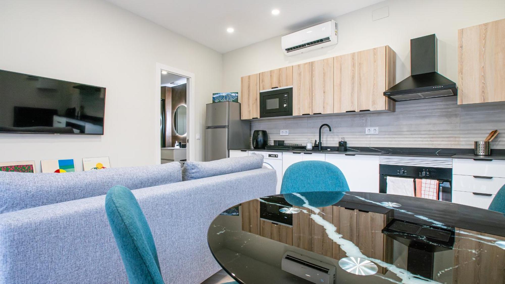 Madrid Confort Urbano 1 Dormitorio Ac Wifi Cocina Zewnętrze zdjęcie