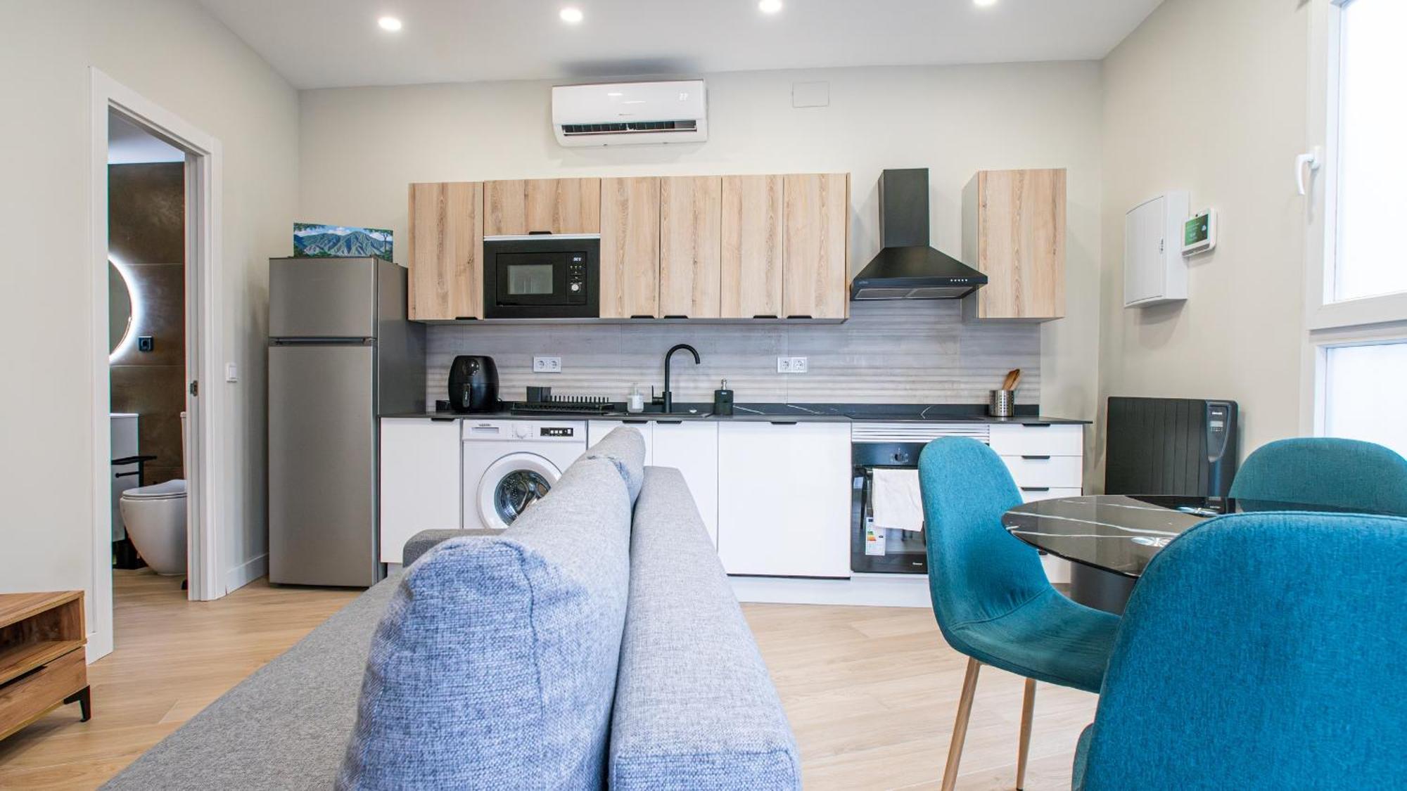 Madrid Confort Urbano 1 Dormitorio Ac Wifi Cocina Zewnętrze zdjęcie